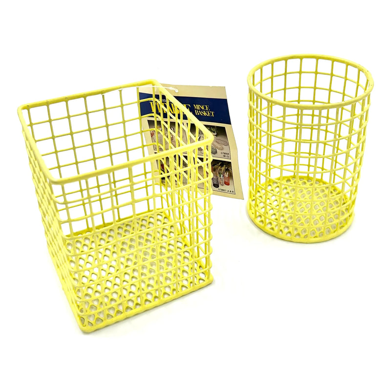 Special Offer Fitable Vinyl Coated Wire Craft Basket Cups - Set of 2