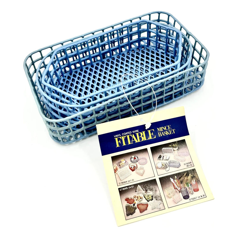 Special Offer Fitable Vinyl Coated Wire Craft Baskets - Set of 3