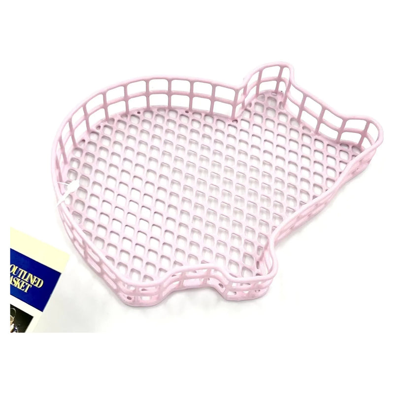 Special Offer Animals Vinyl Coated Wire Craft Baskets Single - Peppa