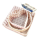 Special Offer Fitable Vinyl Coated Wire Craft Baskets Shapes Set of 3