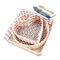 Special Offer Fitable Vinyl Coated Wire Craft Baskets Shapes Set of 3