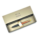 قلم حبر جاف باركر فرونتير برتقالي مسكة ذهبية