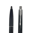 قلم حبر جاف باركر فرونتير أسود شفاف كروم