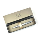 قلم حبر جاف باركر اي ام جسم معدني فضي 