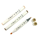 Three markers with caps on a white background, featuring the brand 'Superior'.