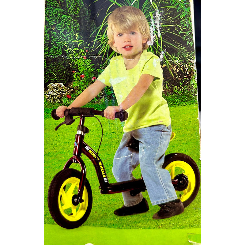  عرض خاص دراجة هوائية اطفال توازن بدون بدالات مولتو   من ٢+ سنوات  - خمري
