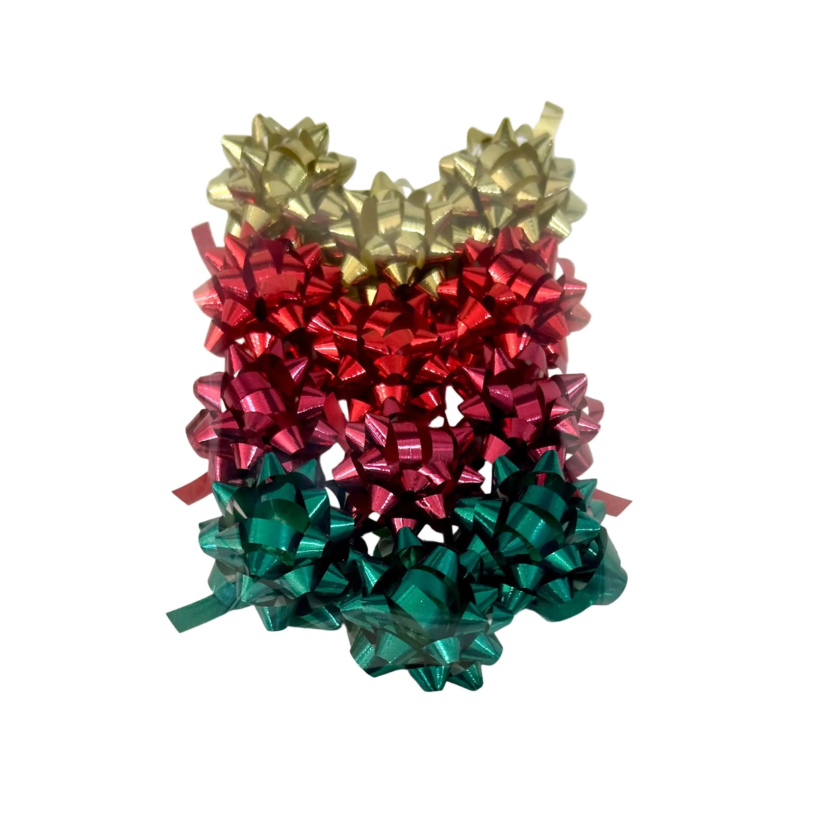 NEW Prasent Mini Magic Bows with Sticker Diameter 35mm Assorted - Pack of 12