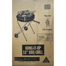 Special Offer Vintage Marsh Allan Hang-It-Up Portable All Steel 18" BBQ Grill with Foldable Legs & Wheels