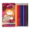 Special Offer Sunce Coloring Pencils 18x10cm Tin Box Assorted Pack of 12 - Cabbage Patch Kids