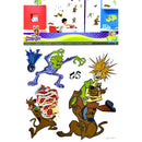 Smart Deco Removable & Repositionable Decorative Large Wall Stickers - Scooby Doo