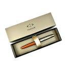 قلم حبر ريشة سائل باركر فرونتير برتقالي ذهبي
