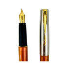 قلم حبر ريشة سائل باركر فرونتير برتقالي ذهبي

