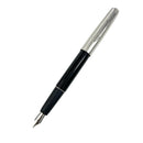 قلم حبر ريشة سائل باركر فرونتير أسود شفاف كروم