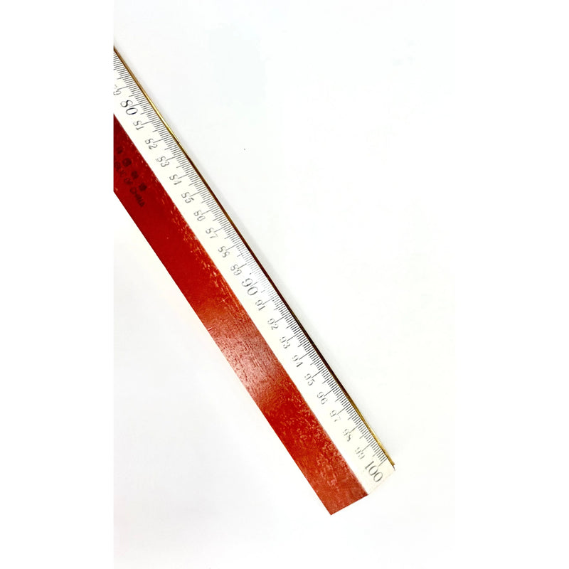 Anchor Wood Ruler with Metal Cutting Edge
