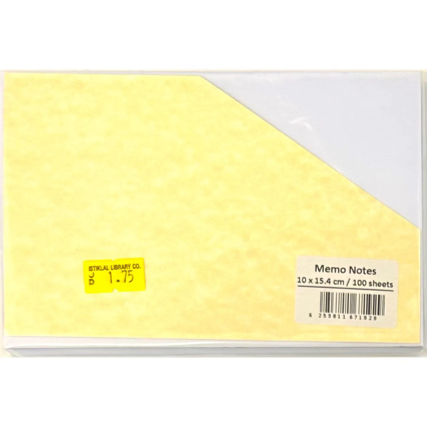 White Paper Memo Notes 100x154mm loose - 100 Sheets