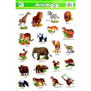 CampAp Laminated Educational Poster 74x50 Animals