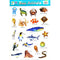 CampAp Laminated Educational Poster 74x50 Sea Animals