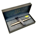 قلم حبر ريشة سائل باركر اي ام معدني مصقول كروم 