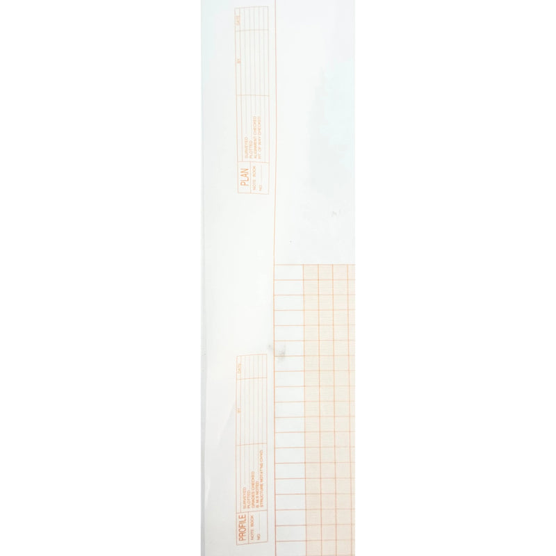 Profile Plain & Half Tracing Graph Millimeter Paper Sheet 57x90cm