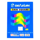 SinarLine Legal Flip Pad 5mm Squared Ruling 56g A4 - 70 Sheets