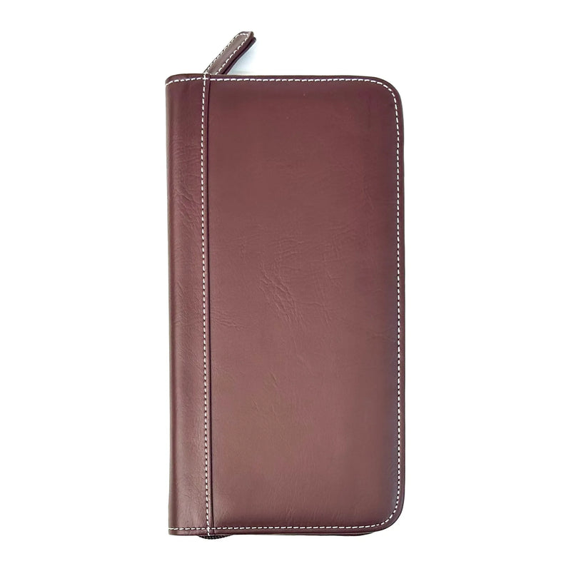 Cathedral Products Passport & Ticket Travel Zipper Wallet 240x130 mm - Brown