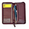 Cathedral Products Passport & Ticket Travel Zipper Wallet 240x130 mm - Brown