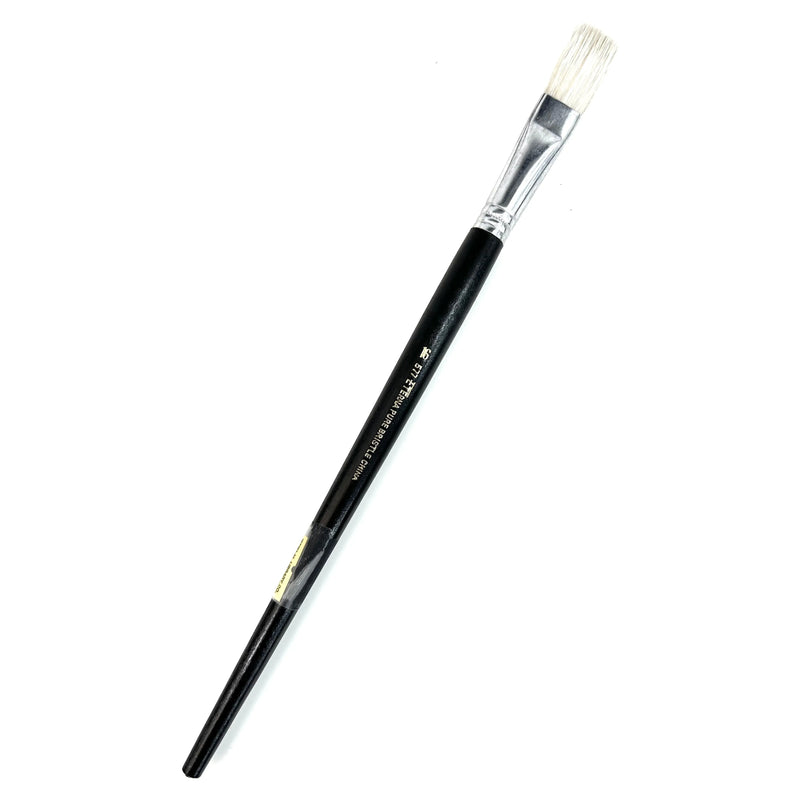 Eterna Long Handle Oil & Acrylic Artist Flat Bristle Brush