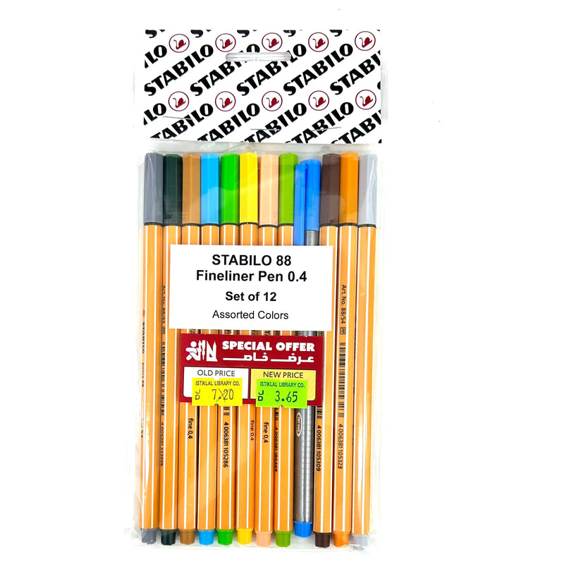HOT Stabilo Fineliner Pen Stabilo Point 88 Arty Stabilo Point 88