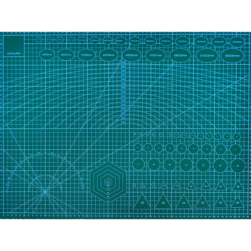 Double Sided Self Healing Cutting Mat with Grid