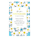 UK Greetings Daughter Birthday Greeting Card 16x25cm with Envelope