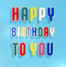 UK Greetings General Birthday Greeting Card 16x16 cm with Envelope