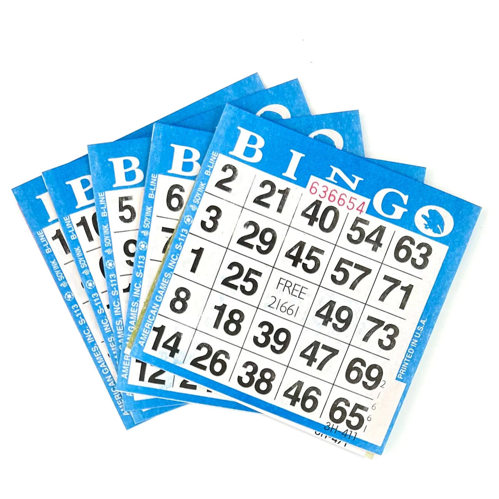 بطاقات ورقية اضافية لعبة بنغو ١٠×١٠ سم سعة ٥٠ ورقة ملون – Istiklal Library
