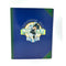 Vintage School Binders 4 Ring Laminated Heavy Duty Cardboard 32x26x4cm with Lined Paper & Dividers - Mickey Mouse