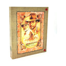 Vintage School Binders 4 Ring Laminated Heavy Duty Cardboard 32x26x4cm with Lined Paper & Dividers - Indiana Jones