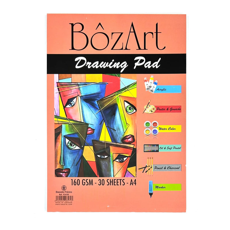 Bassile BozArt Sketch Pad 160g 30 Sheets - A4