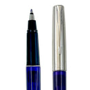 Parker Frontier Translucent Blue Chrome Trim Roller Ball Pen