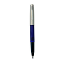 Parker Frontier Translucent Blue Chrome Trim Roller Ball Pen