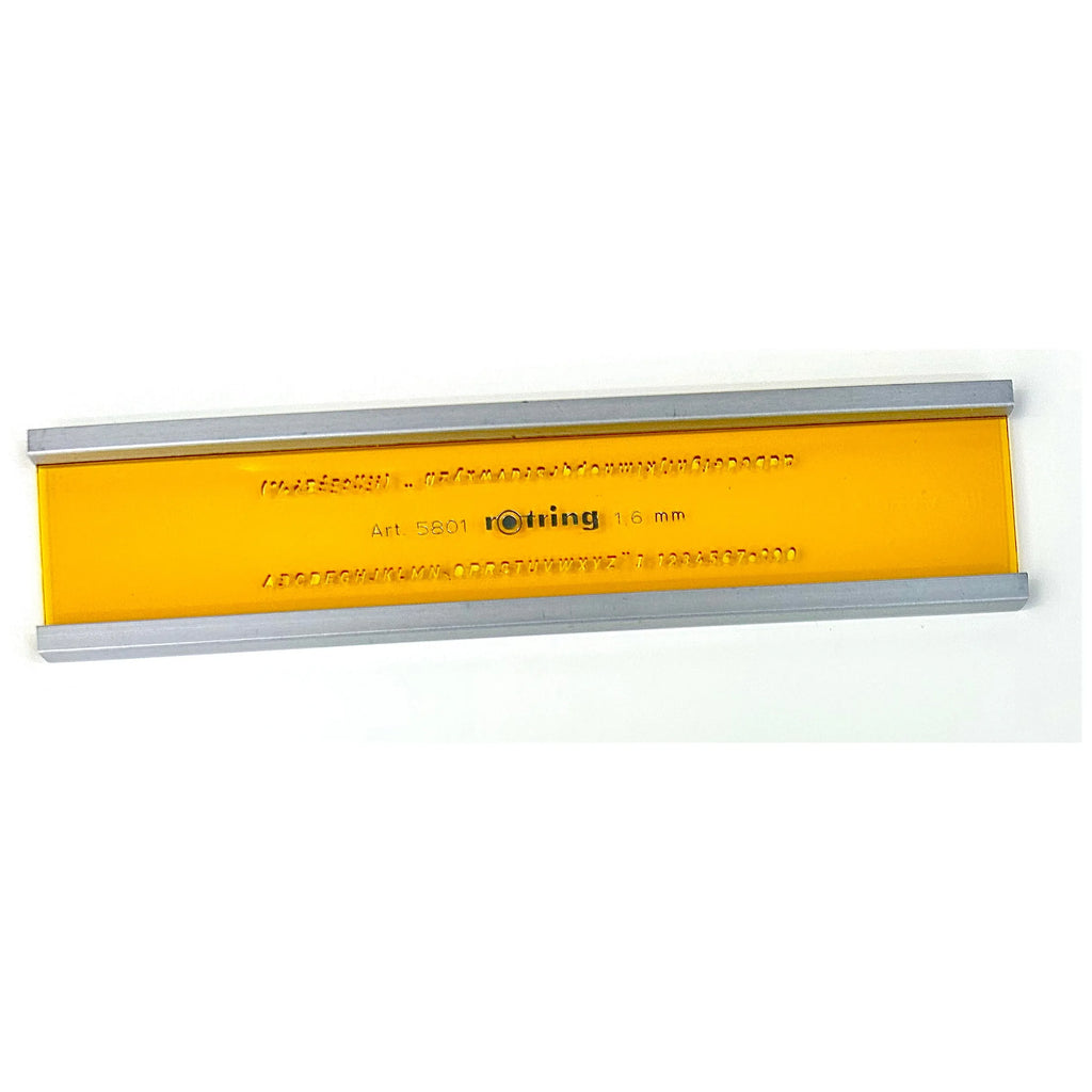 Vintage Rotring Lettering Stencil 1.6mm – Istiklal Library