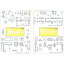 Vintage Rotring Sanitary & Plumbing Instalation 1:100 Template I + II