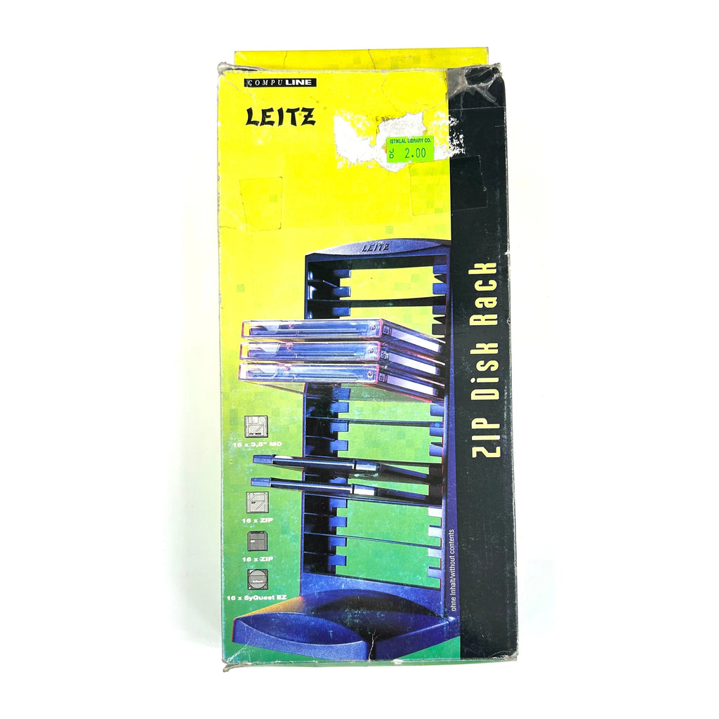 Vintage Leitz Zip Disk Rack 25x13x11cm – Istiklal Library