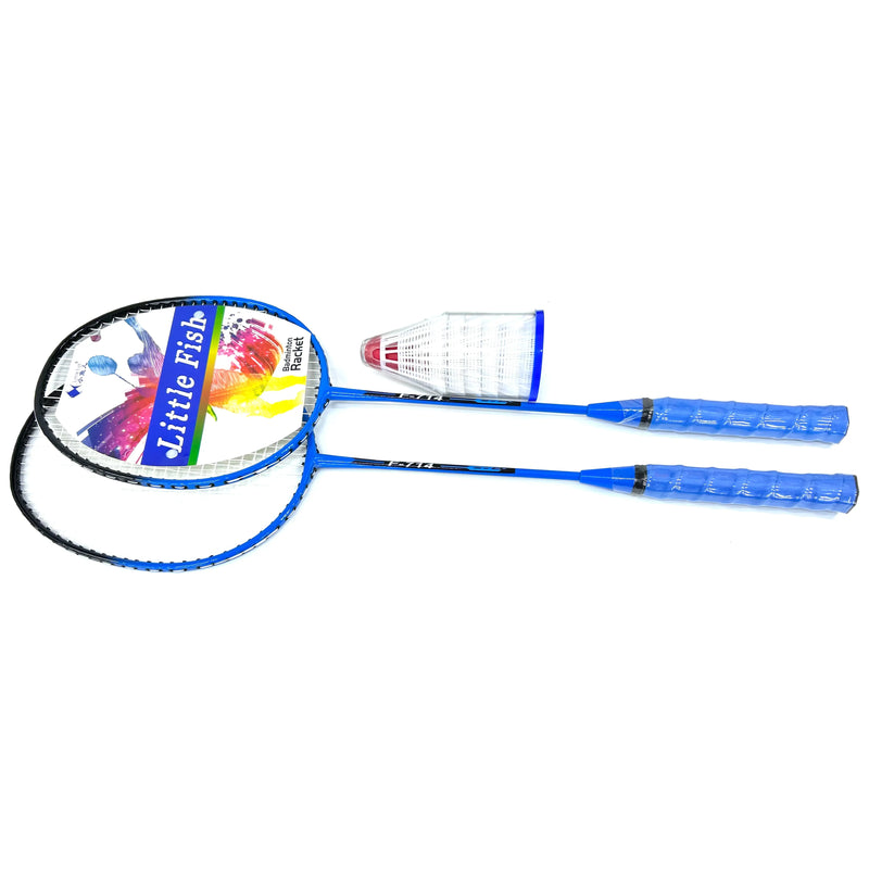 Little Fish Badminton Rackets with 6 Shuttlecocks - Set