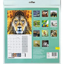 NEW IG Design 2025 Square Wall Calendar with Pictures - Wild Animals