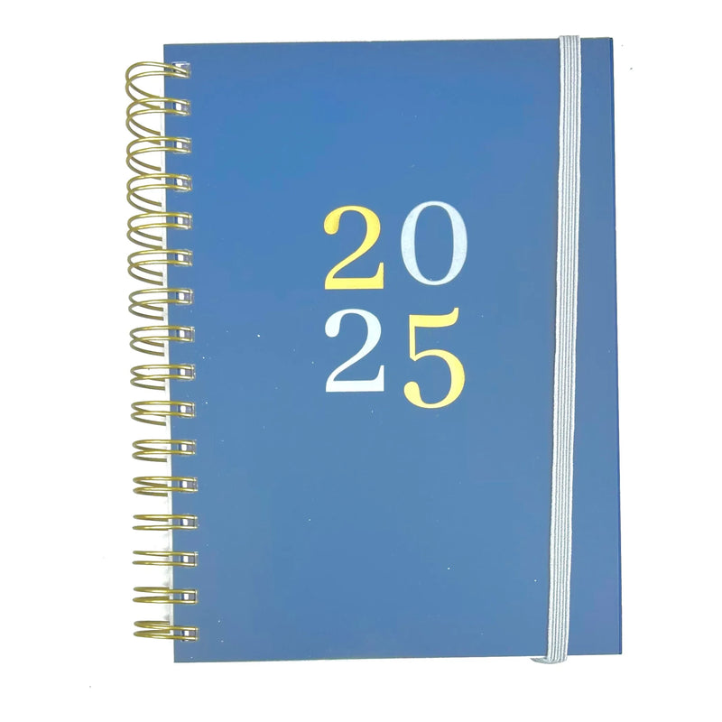 NEW IG Design 2025 Day to Page Spiral Diary A5 with Elastic Band