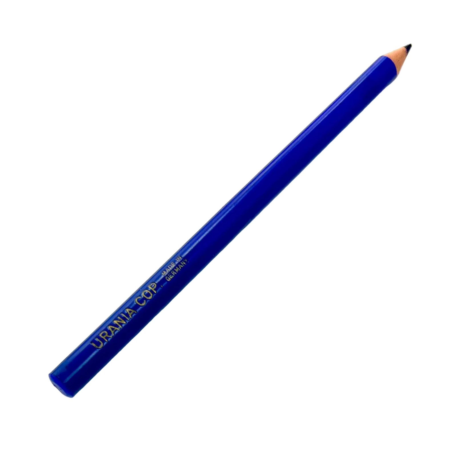 Vintage URANIA Blue Color Copy Pencil Marker Wide Round Body