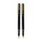 Parker Rialto 88 Gold Plated Lacq Black GT Fountain & Ballpoint Pen Set - Parker Collector's