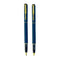 Parker Rialto 88 GT Navy Blue Gold Plated Fountain & Ballpoint Pen set - Parker Collector's