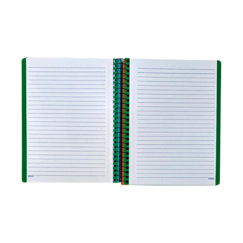 CampAp 5 Subject Spiral Notebook 60 GSM White Lined - A5