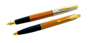Parker Frontier GT Dawn Orange Fountain & Ballpoint Pen Set