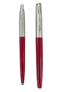 Parker Jotter Original Classic CT Ballpoint + Fountain Pen Set - Red