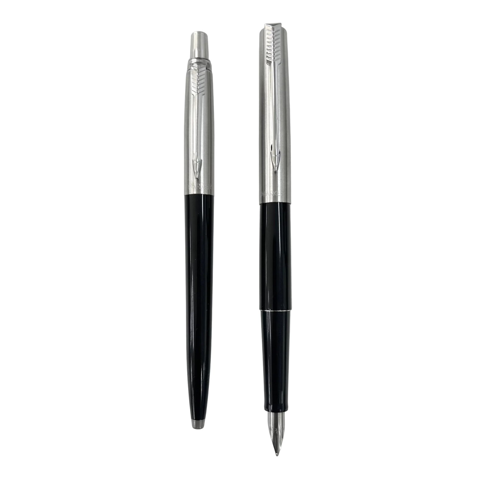 Parker Jotter Original Classic CT Ballpoint + Fountain Pen Set - Black